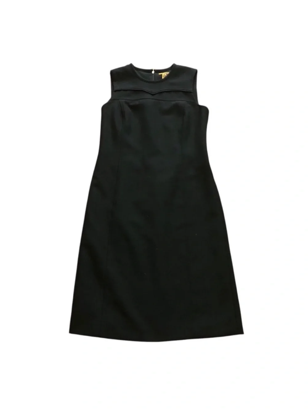 TORY BURCH Elegant Black Sleeveless Dress sz6 classic Midi black special events